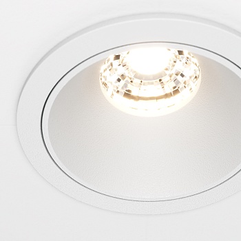 Модульный встраиваемый светодиодный светильник диммируемый Maytoni Alfa LED DL043-01-10W3K-D-RD-W