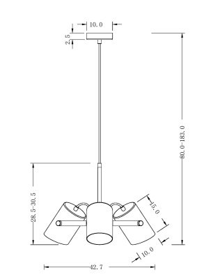 Спот Freya Elori FR4004PL-03WB