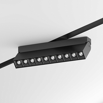 Трековый светильник для магнитного шинопровода Maytoni Gravity Points TR015-2-20W4K-B