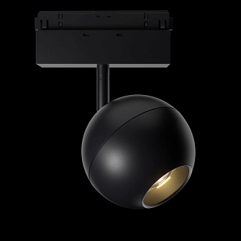 Трековый светильник для магнитного шинопровода Maytoni Gravity Ball TR028-2-15W3K-B