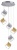 Подвесная люстра Lightstar Qubica 805569 Подвесная люстра Lightstar Qubica 805569