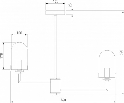 Люстра Eurosvet Pluto 60156/8 хром