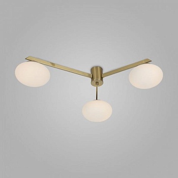 Потолочная люстра Eurosvet Opaline 70220/3 латунь