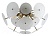 Потолочная люстра Lumion Valeria 6553/6C