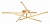 Потолочная люстра Lightstar Palla 739033