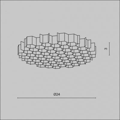 Комплектующие для светильника Technical HoneyComb-D24