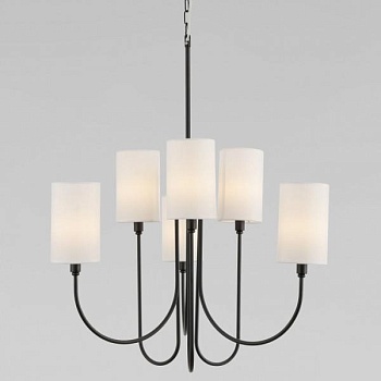 Подвесная люстра Eurosvet Abbey 60164/6 черный