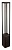 Наземный высокий светильник Arte Lamp Pherkad A2728PA-1BK