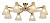 Потолочная люстра Arte Lamp Meleph A4096PL-8BR