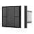 INTELLIGENT ARLIGHT Панель KNX-223-4-BLACK (BUS) (IARL, IP20 Пластик, 3 года)