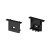 Заглушка SL-COMFORT-1716-F BLACK c отверстием (Arlight, Пластик) Заглушка SL-COMFORT-1716-F BLACK c отверстием (Arlight, Пластик)