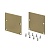 Заглушка SL-LINE-5050-LW GOLD глухая (Arlight, Металл)