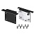 Заглушка SL-LINIA49M-FS BLACK (Arlight, Пластик)