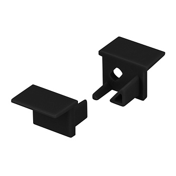 Комплект заглушек SL-BEVEL-H10-F14 BLACK (Arlight, Пластик)