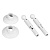 Крепление MOONLIGHT-ROUND-D13-S-KIT White (Arlight, Металл)