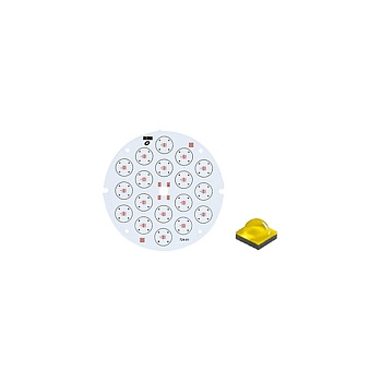 Плата D105-18XP CREE (18x LED, 724-103) (Turlens, -)