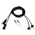 Подвес токопроводящий ARL-SL-LINE 2x2m Set BLACK (Arlight, провод 2x0.5)