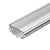 Профиль с экраном ALU-POWER-RW80F-2000ANOD+CLEAR-P (Arlight, Алюминий)
