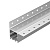 Профиль с экраном SL-LINIA32-FANTOM-EDGE-2500 ANOD+FROST (Arlight, Алюминий)