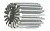 Радиатор R-20-25-1LED (Turlens, Металл)