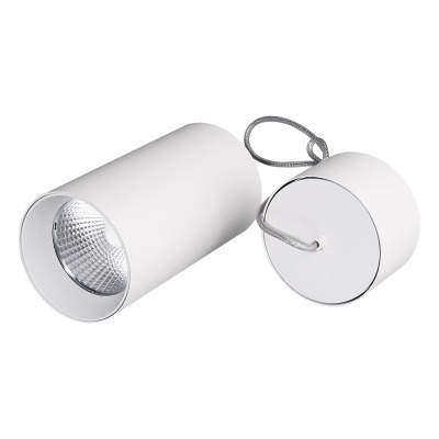 Светильник подвесной SP-POLO-R85-2-15W Warm White 40deg (White, White Ring) (Arlight, IP20 Металл, 3 года)