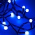 Светодиодная гирлянда ARD-BALL-CLASSIC-D13-10000-BLACK-100LED BLUE (230V, 7W) (Ardecoled, IP65)