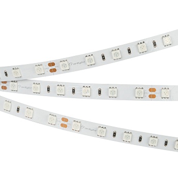 Лента RT 2-5000 24V Pink 2x (5060, 300 LED, LUX) (Arlight, 14.4 Вт/м, IP20)