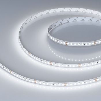 Светодиодная лента RT-A160-8mm 24V White6000 (12 W/m, IP20, 2835, 5m) (Arlight, высок.эфф.150 лм/Вт)