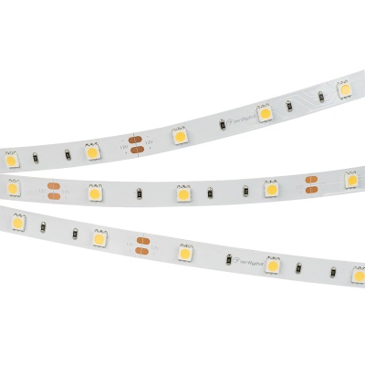 Светодиодная лента RT-B30-10mm 12V Warm3000 (7.2 W/m, IP20, 5060, 5m) (Arlight, 7.2 Вт/м, IP20)