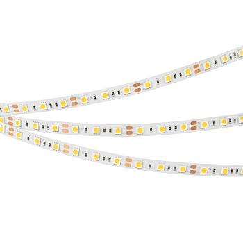 Светодиодная лента RT-B60-10mm 12V Warm2700 (14.4 W/m, IP20, 5060, 5m) (Arlight, 14.4 Вт/м, IP20)