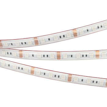 Лента RTW 2-5000PS 12V RGB 2x (5060, 300 LED, LUX) (Arlight, 14.4 Вт/м, IP67)