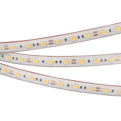 Лента RTW 2-5000PS 12V Warm3000 2x (5060, 300 LED, LUX) (Arlight, 14.4 Вт/м, IP67)