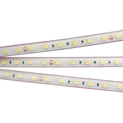Лента RTW 2-5000PS 24V White6000 2x (5060, 300 LED, LUX) (Arlight, 14.4 Вт/м, IP67)