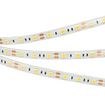 Светодиодная лента RTW 2-5000SE 12V Cool 2x (5060, 300 LED, LUX) (Arlight, 14.4 Вт/м, IP65)
