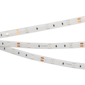 Лента RTW 2-5000SE 12V Red (5060, 150 LED, LUX) (Arlight, 7.2 Вт/м, IP65)