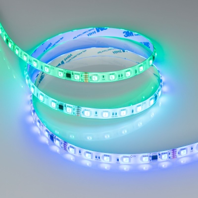 Светодиодная лента герметичная DMX-SE-B60-10mm 24V RGB-PX6 (14 W/m, IP65, 5060, 5m) (Arlight, -)
