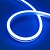 Светодиодная лента герметичная MOONLIGHT-SIDE-A140-12x17mm 24V Blue (8 W/m, IP67, 5m, wire x2) (Arlight, Вывод боковой, 3 года)