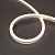 Светодиодная лента герметичная MOONLIGHT-SIDE-A140-12x17mm 24V Warm3000 (9.6 W/m, IP67, 5m, wire x2) (Arlight, Вывод боковой, 3 года)
