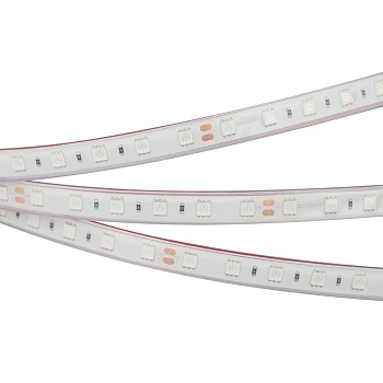 Светодиодная лента герметичная RTW-PFS-B60-13mm 24V Blue (14.4 W/m, IP68, 5060, 5m) (Arlight, 14.4 Вт/м, IP68)