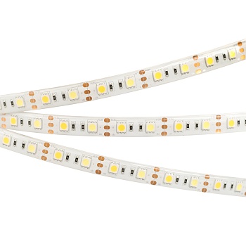 Светодиодная лента герметичная RTW-SE-B60-12mm 12V White-MIX (14.4 W/m, IP65, 5060, 5m) (Arlight, Изменяемая ЦТ)