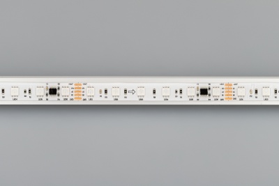 Лента DMX-5000SE-5060-60 24V Cx6 RGB (12mm, 14.4W/m, IP65) (Arlight, Закрытый, IP65)