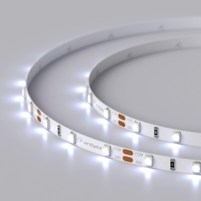 Лента RT 2-5000 12V Cool 15K 5mm (3528, 300 LED, LUX) (Arlight, 4.8 Вт/м, IP20) ARLIGHT Арт. 015215(B)