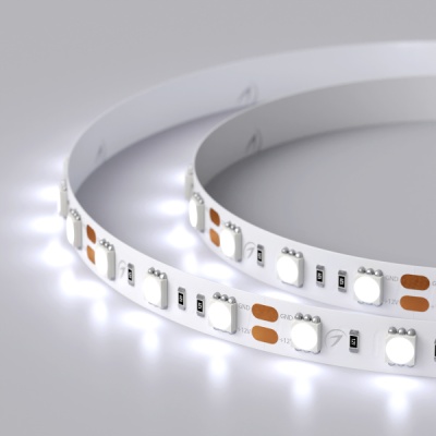Лента RT 2-5000 12V Cool 8K 2x (5060, 300 LED, LUX) (Arlight, 14.4 Вт/м, IP20) ARLIGHT Арт. 013341