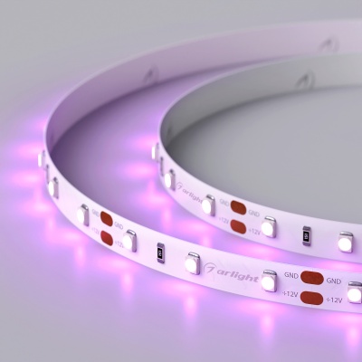 Лента RT 2-5000 12V Pink (3528, 300 LED, LUX) (Arlight, 4.8 Вт/м, IP20) ARLIGHT Арт. 013571