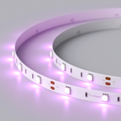Лента RT 2-5000 12V Pink (5060, 150 LED, LUX) (Arlight, 7.2 Вт/м, IP20) ARLIGHT Арт. 015973