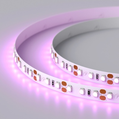 Лента RT 2-5000 12V Pink 2X (3528, 600 LED, LUX) (Arlight, 9.6 Вт/м, IP20) ARLIGHT Арт. 015897