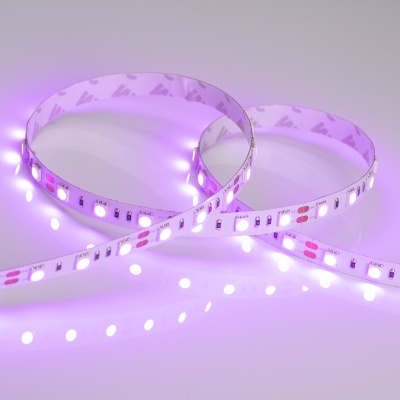 Лента RT 2-5000 12V Pink 2X (5060, 300 LED, LUX) (Arlight, 14.4 Вт/м, IP20) ARLIGHT Арт. 015975