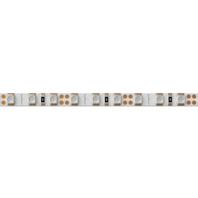 Лента RT 2-5000 12V Red 5mm 2x (3528, 600 LED, LUX) (Arlight, 9.6 Вт/м, IP20)