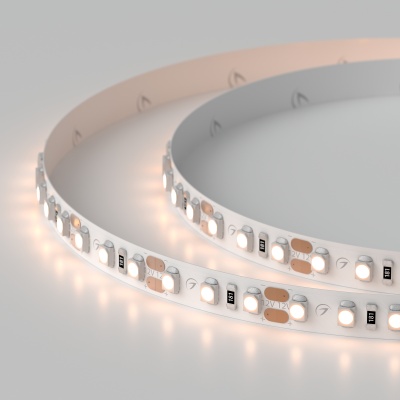 Лента RT 2-5000 12V Warm2400 2x (3528, 600 LED, LUX) (Arlight, 9.6 Вт/м, IP20) ARLIGHT Арт. 018091(B)