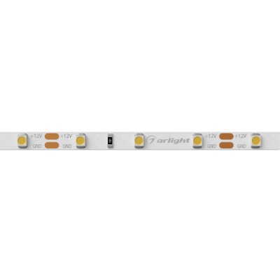 Лента RT 2-5000 12V Warm2400 5mm (3528, 300 LED, LUX) (Arlight, 4.8 Вт/м, IP20)